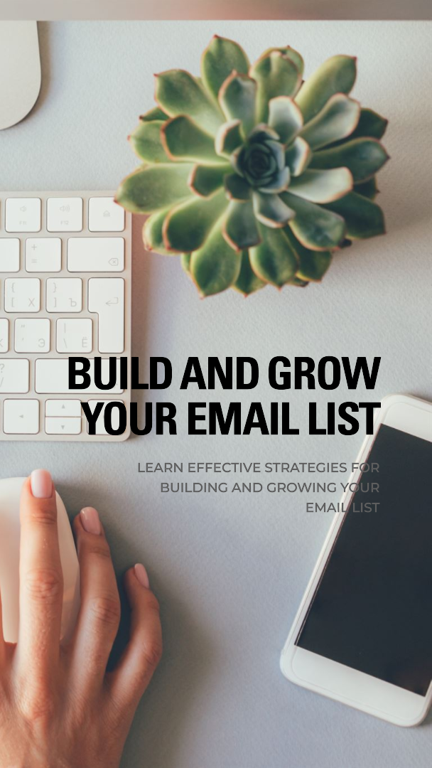 How to build an email list NOW